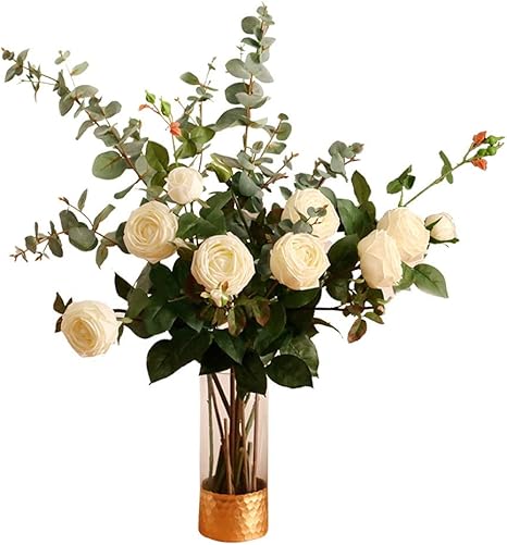 Amazon Lf フェイクフラワーフィールモイスチャバラ造花セットの飾りシルクフラワーフェイク花 レイアウト Color A 造花 オンライン通販