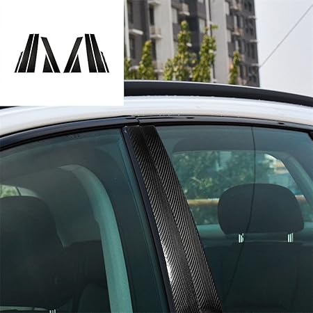 Amazon アウディ Q7 Sq7 4m 16 19車用 高品質 10pcs 傷防止 キズ防止 Bピラー ストラット コラム装飾フレーム Bピラーウィンドウカバー センターピラーウィンドウ装飾 Bピラー装飾 ストリップ ウィンドウセンターピラー装飾 ウィンドウポストパッチ 取付簡単 カー
