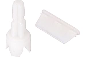 MIHAUS 2 Pieces Replacement Parts Compatible with Baby Brezza FRP0046 Formula Pro Advanced Axle Stem with Rubber Blade (attach to Locking Cover)