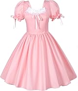 Wannsee Anime French Maid Apron Lolita Costume Pink L view 3