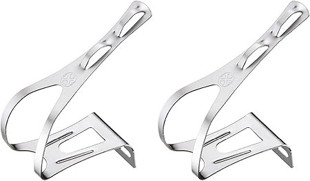 Par de Calapies Retro de Acero Cromado Para Doble o Simple ...