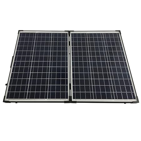 HQST 12V Polykristallin-Solarkoffer 2 x 50W (mit 20A Laderegler)Solarmodul Zelle 100W Polykristallin Solarpanel Wohnmobil Sol