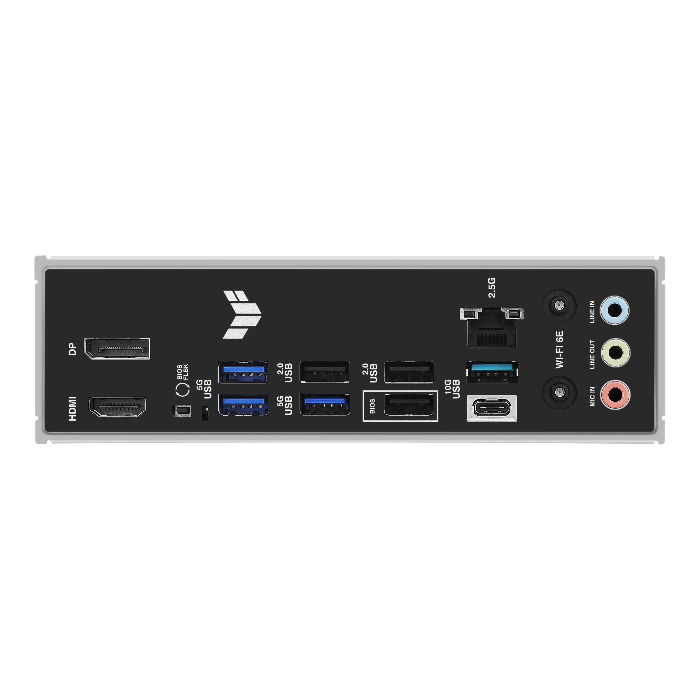 ASUS TUF GAMING B850-E WIFI AMD AM5 B850 ATX motherboard, DDR5, PCIe 5.0 Ready, M.2 slots x3, Wi-Fi 6E, 2.5Gb Ethernet, DisplayPort, HDMI,USB 20Gbps Type-C, USB 10Gbps Type-C, BIOS FlashBack, AuraSync