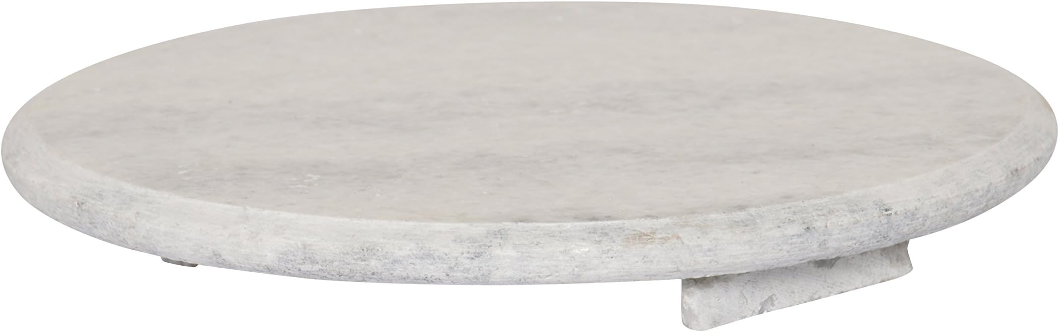 Bairathi Marble Handicraft Chakla Marble Roti Maker/Rolling Board (9 Inch/22 cm, White)