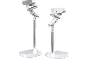 Webcam Stand, Camera Mount Cellphone Stand for Webcam C925e C922x C922 C930e C930 C920 C615 Brio 4K, DSLR Camera Right Light 