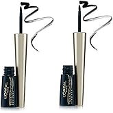 L’Oreal ParisTelescopic Precision Liquid Eyeliner, Black [810] 0.08 oz (Pack of 2)