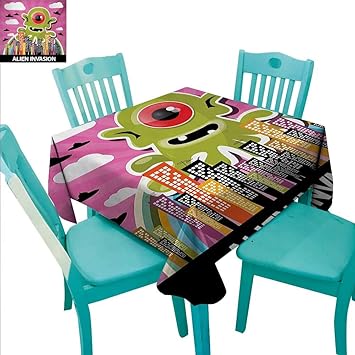 Amazon Com Outer Space Fabric Dust Proof Table Cover Funny