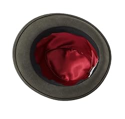 Home Prefer Men's Wool Felt Winter Hat Short Brim
