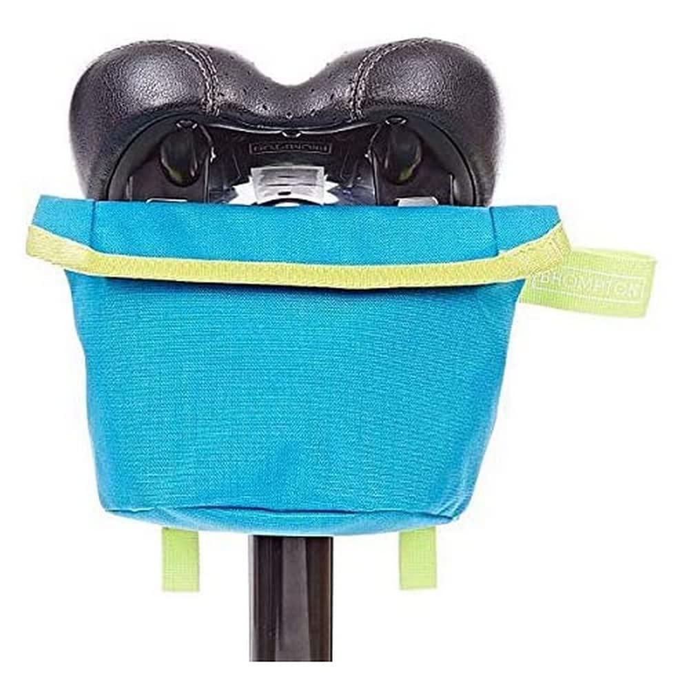 Brompton Saddle Pouch - Lagoon Blue/Lime Green - 0.4 Litre