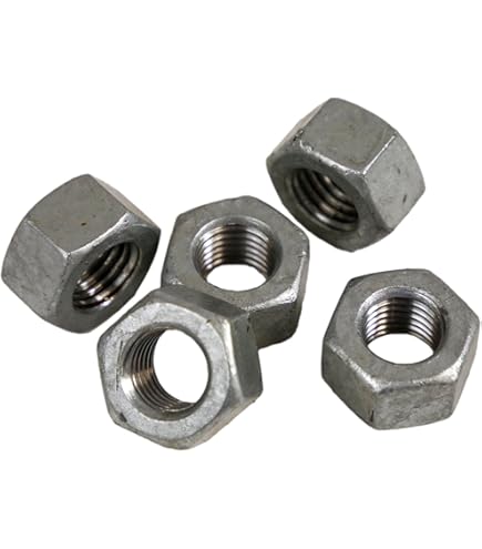 3/8-16 Finished Hex Nuts / Grade 5 / Zinc
