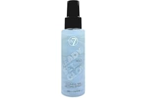 W7 Ready Set Glow Makeup Setting Spray - Shimmer Finish - Long-Lasting, Ultra-Fine Formula (Holo)