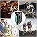 Bluetooth Speaker, UPPEL LED Wireless Bluetooth Speaker, Light Bluetooth Speaker Eco HiFi Subwoofer 3D Bass Stereo with Multicolor LED Lights Support Micro SD Card Magic Mirror Speaker(Black)