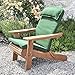 Plant Theatre Adirondack Chair Cushion - High Back Patio Chair Cushion for Outdoor Furniture - Outdoor Chair Cushions for Rocking Chairs, Front Porch, Yard and Lawn Furniture - 49