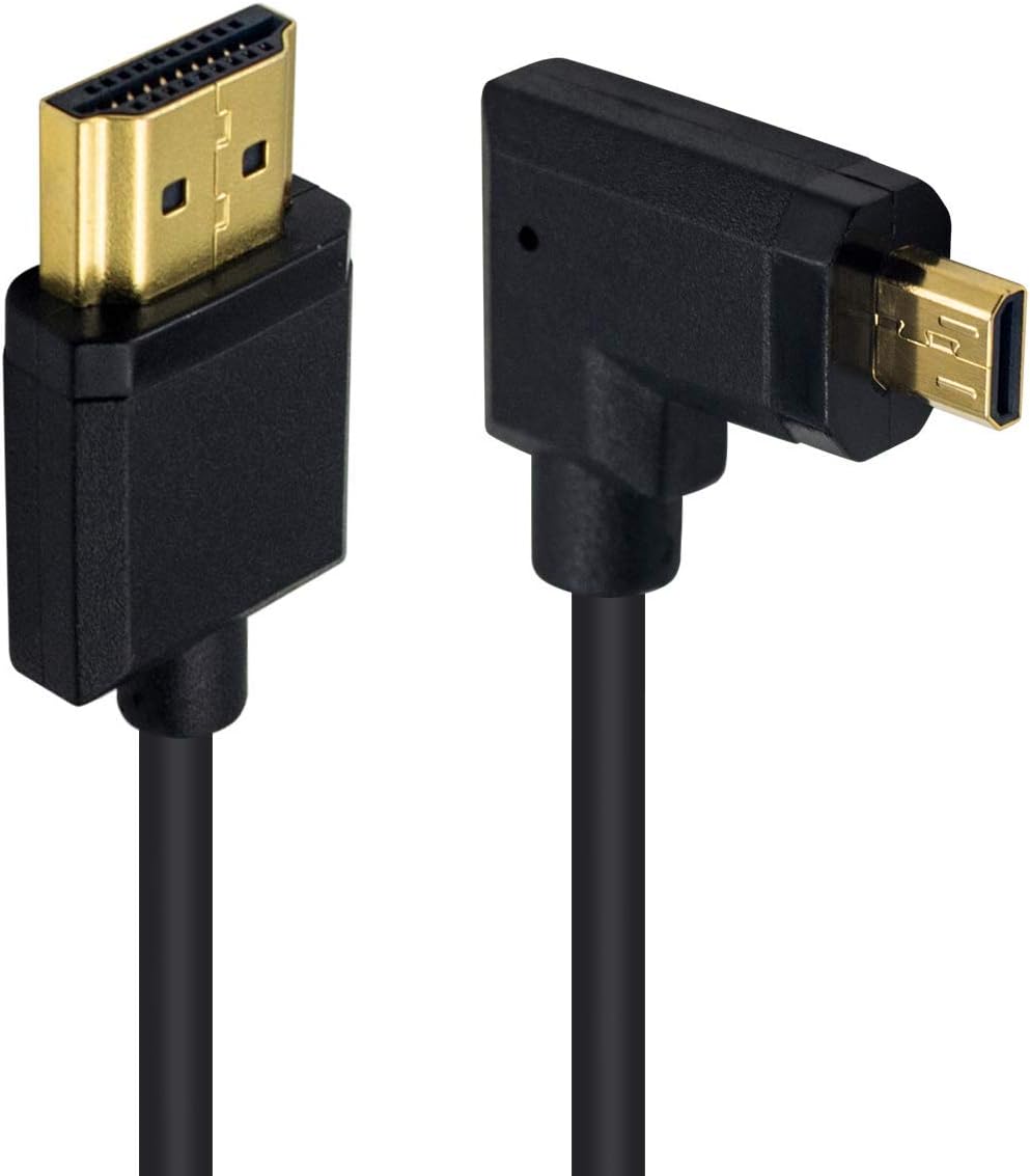 Duttek Micro HDMI to Standard HDMI Cable, Micro HDMI to HDMI Coiled Cable - Image 4