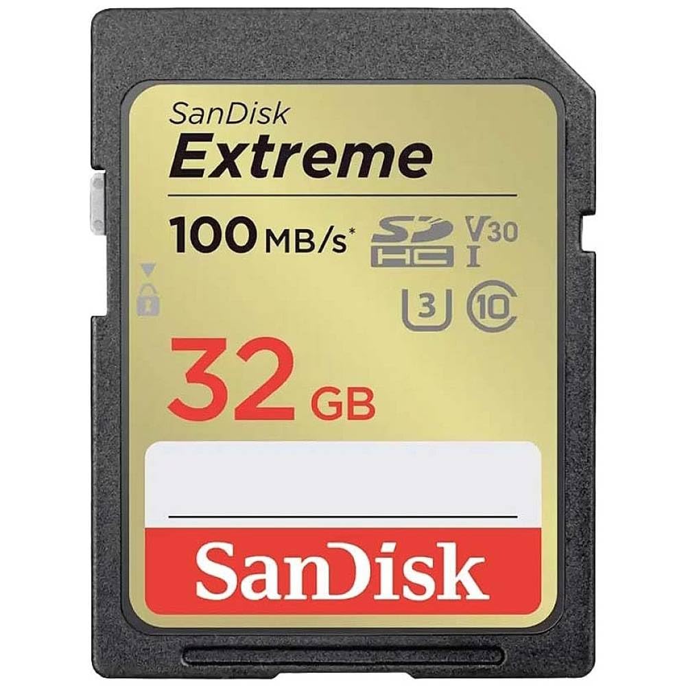 SANDISK - CARDS EXTREME PLUS 32GB SDHC MEMORY CARD 100MB/S 60MB/S UHS-I CLASS