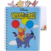 Disney Winnie The Pooh Tab Journal Notebook, Spiral Bound, 96 Lined Pages, 8 x 7 inches