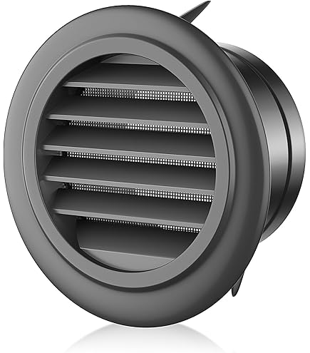 Lambro 1475W White Plastic Louvered Vent – 3 Inch, Perfect For Ventilation