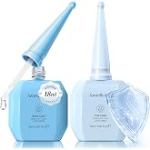 AZUREBEAUTY 18ml Gel Base and Top Coat Set 2Pc | No Wipe High Gloss Soak Off UV/LED Nail Polish, Long-Lasting Clear Gel for Smooth Shiny Manicure