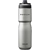 CamelBak Podium Steel Insulated Stainless Steel Bike Water Bottle Stainless, 22oz