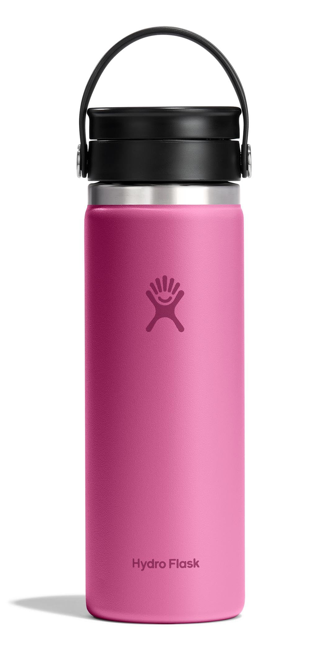 Photo 1 of Hydro Flask Water Bottle - Insulated Stainless Steel - Wide Mouth Sip Lid, Non Spill, Leakproof in 20 Oz Reef Pink