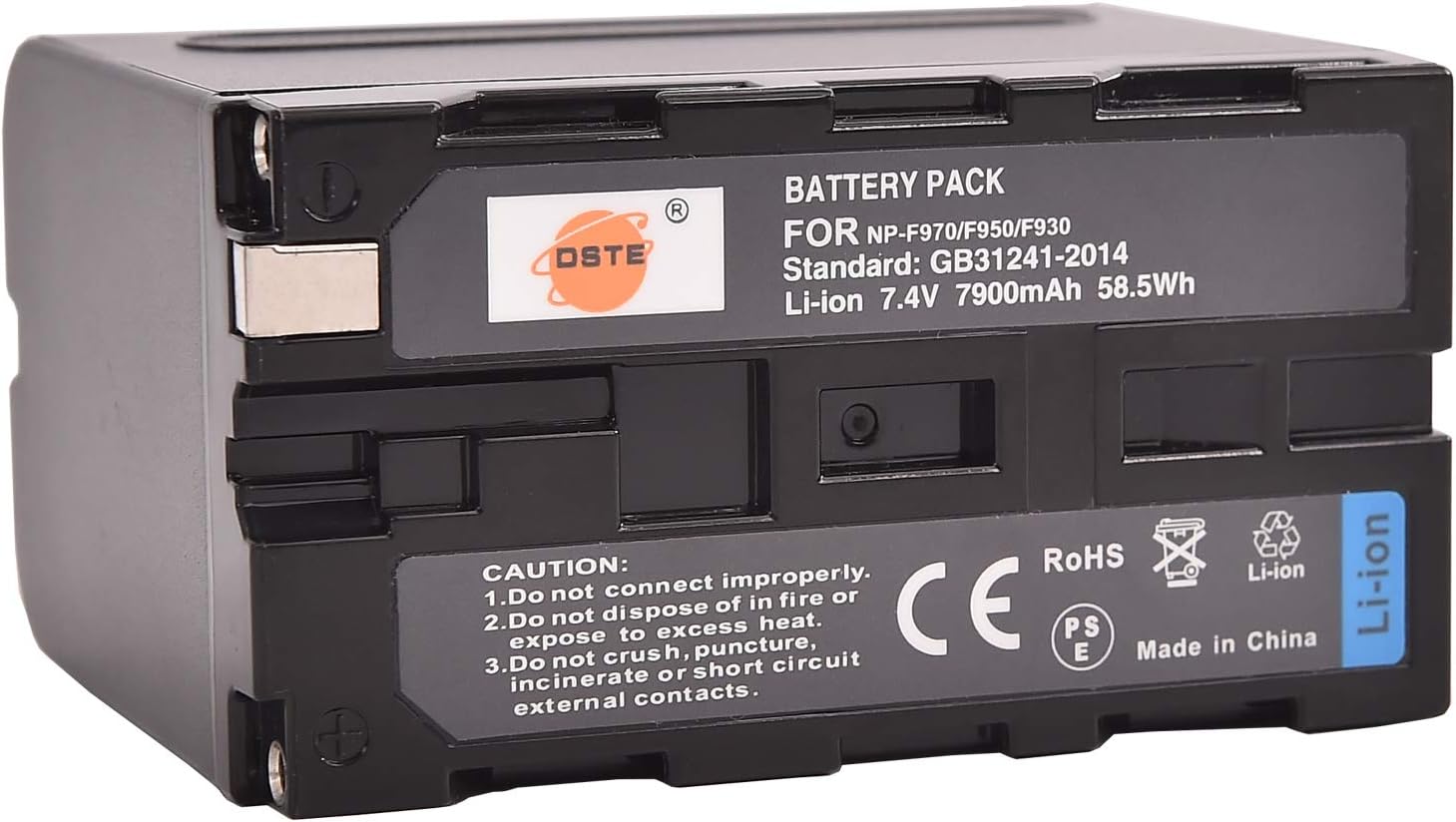 DSTE NP-F970 NP-F950 Camera Battery (2-pack) and Charger Compatible with Sony CCD-TR500, CCD-TR511E, CCD-TR512E, CCD-TR515E - Image 4