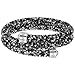 Swarovski Dark Crystal Double Crystaldust Bangle