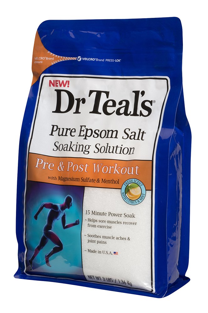Dr Teal's Epsom Salt Soaking Solution, Pre & Post Workout, 3lbs Buy