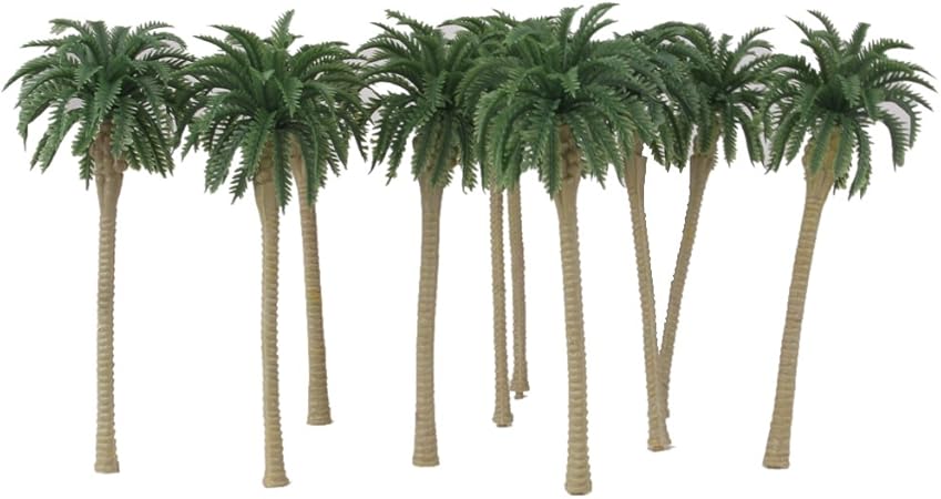 Amazon ヤシの木 モデルツリー 列車模型 風景モデル ジオラマ 箱庭 1 100 11cm グリーン 10個入 プラモデル 通販
