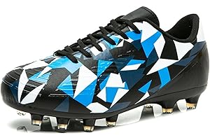 MIFAWA Kids Soccer Cleats Boys Girls Soccer Cleats Youth Football Cleats Boys Kids Firm Ground Soccer Cleats for Boys Girls Athletic Outdoor Football Shoes Youth Baseball Cleats Boys Girls