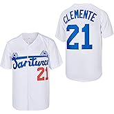 Men's #21 Roberto Clemente Baseball Jersey Santurce Crabbers Puerto Rico Baseball Shirt Stitched