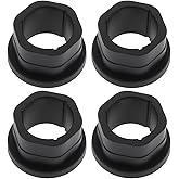 eMagTech 4Pcs Hex Flange Bushing Replacement Part 741-0245 941-0245 Compatible with MTD Compatible with Cub Cadet