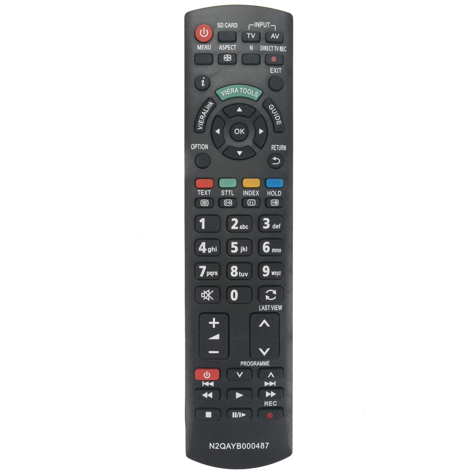 ALLIMITY N2QAYB000487 Remote Control Replace for Panasonic TX-L32S20BA TX-L32S20BA TX-L32S20E TX-L32S20E TX-L32S20ES TX-L32S20ES TX-L32S20L TX-L32S20L TX-L32U2B TX-L32U2B TX-L32U2E TX-L32U2E
