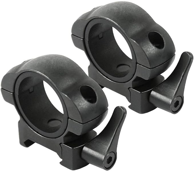 West Lake Set of Two Steel QD Rifle Scope Rings with