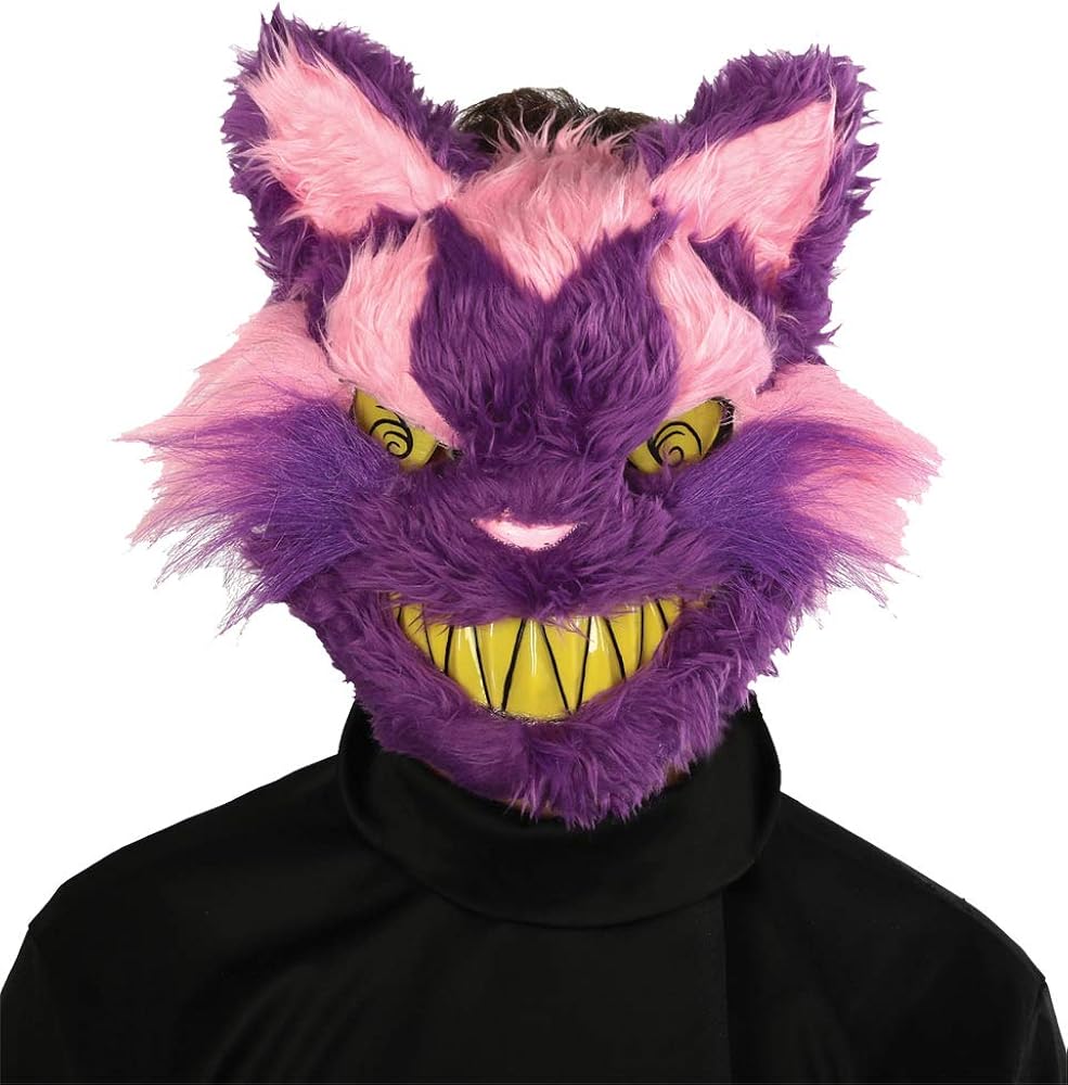Seasonal Visions Adult Mischievous Cat Mask Purple Amazon.ca Clothing & Accessories