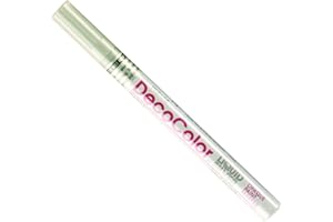 UCHIDA 200-C-SLV Marvy Deco Color Fine Point Paint Marker, Silver, 1 Count (Pack of 1)