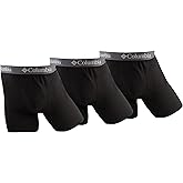Columbia Men's Boxer Brief, Black, Extra Extra Large