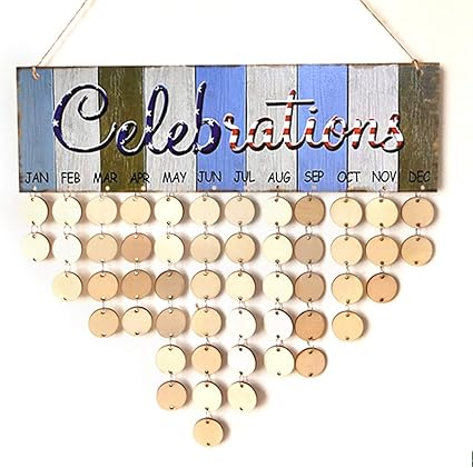 Amazon Com American Country Style Calendar Family Birthday Board