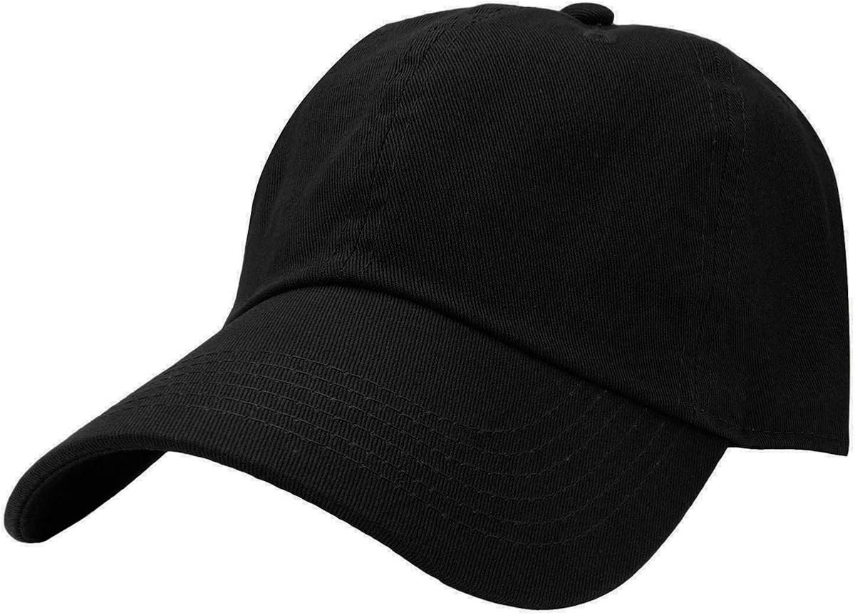 Falari Classic Baseball Cap Dad Hat 100% Cotton Soft Adjustable Size