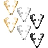 HARFINGTON 3Pairs Metal Shoes Pointed Protector Solid Toe Tip Cap Cover Elegant for Women High Heel Pump Repair Decoration Protection
