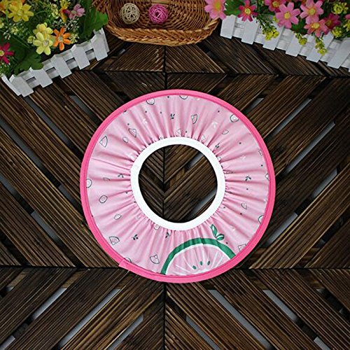 NPLE--[Manito Shampoo Cap] Baby Kid Child Adult Shampoo Bath Shower Cap Hat Wash Hair (Pink) - Thumbnail 6
