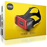 Premium Virtual Reality VR Headset w/ Magnetic Button Trigger by Sytros, Lightweight VR Goggles Glasses for Apple iPhone Android & Samsung Smartphones