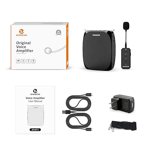 ZOWEETEK Wireless Lavalier Microphone System Dual-Channel for Recording,Interview,Vlogging,Live Streaming,YouTube,Compatible with iPhone,Phone,ipad,Ca ZOWEETEK Wireless Lavalier Microphone Dual Channel,Suitable for