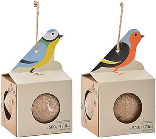 Amazon Com Esschert 2 Giant Bird Suetball In Hanging Cardboard