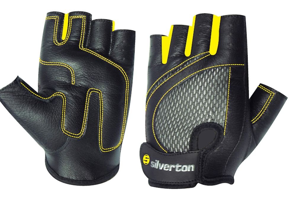 Silverton Women’s Fitness Gloves, 43170, black/yellow, M