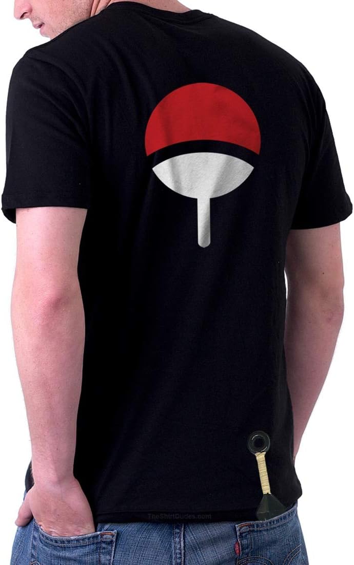 TheShirtDudes Uchiha Clan - Adult T-Shirt for Naruto Anime Cosplay