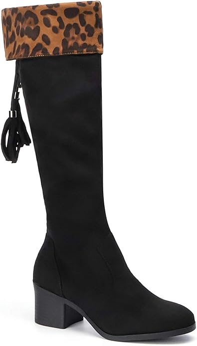Trary Womens Chunky Boots Zipper