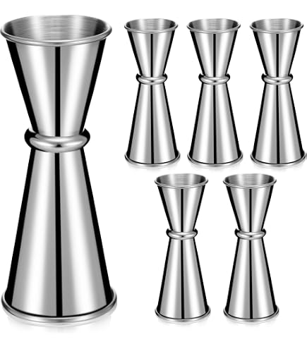 thumbnail image 2 of Double-Sided Stainless Steel Cocktail Jigger - 6 Measurement Bartending Tool For Perfect Drinks 2 of 10