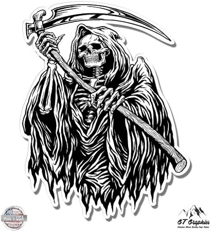 Amazon Com Gt Graphics Grim Reaper Vinyl Sticker Waterproof