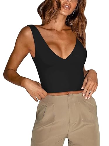 deep v neck cami