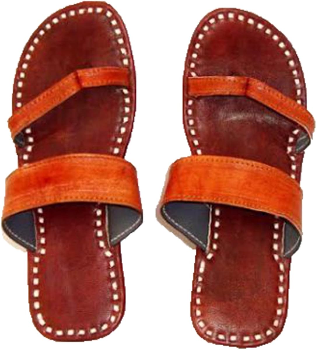 Indian Women Sarees Leather sandals Ladies flats handmade slippers flipflops Women shoes women